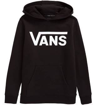 Vans Classic Hoodie Sk8 Skates Small Black