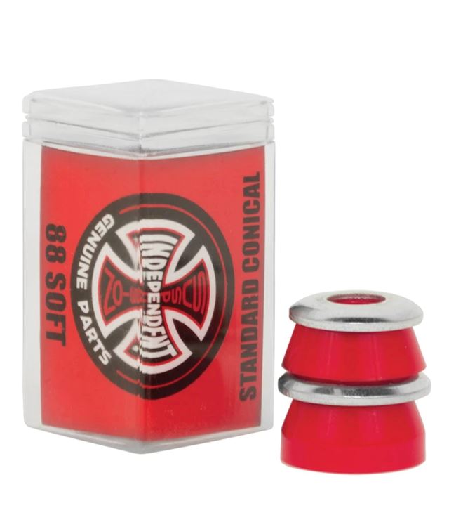 Independent Soft Bushings - Red Hardware Independent 