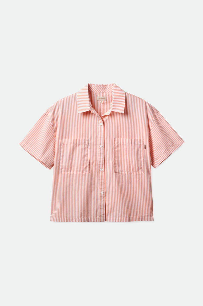 Brixton Sidney Short Sleeve Woven Women's Tops Brixton 