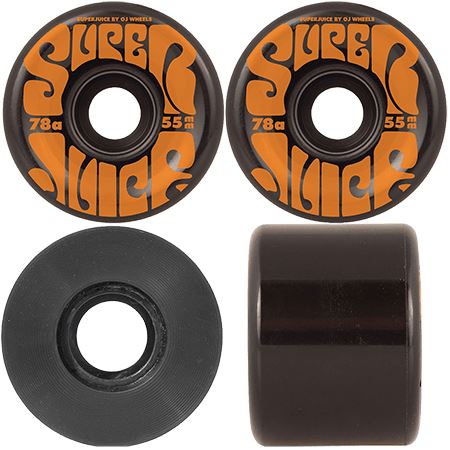 OJs Mini Super Juice Wheel 78A 55mm - Black Wheels OJs 