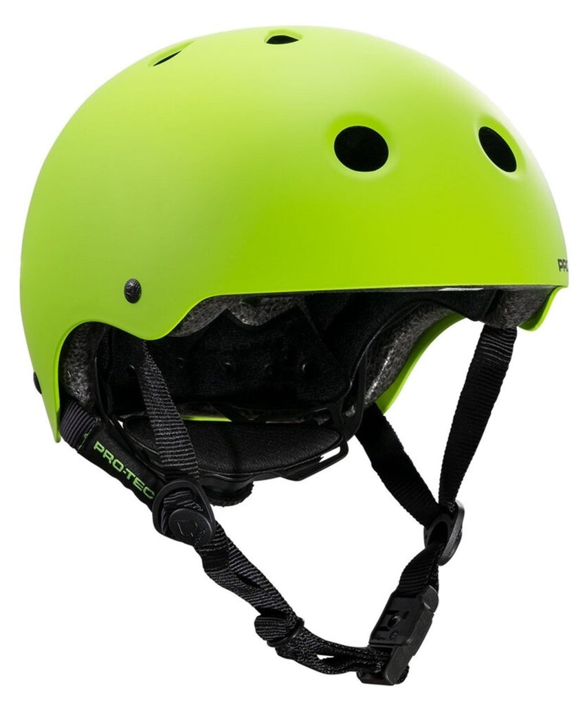 Pro Tec Junior Classic Certified Helmet Helmets & Safety Gear Pro-Tec Matte Lime YS 