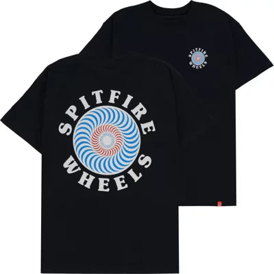 Spitfire OG Classic Fill T-shirt - Navy/White T-Shirts + Longsleeves Spitfire 