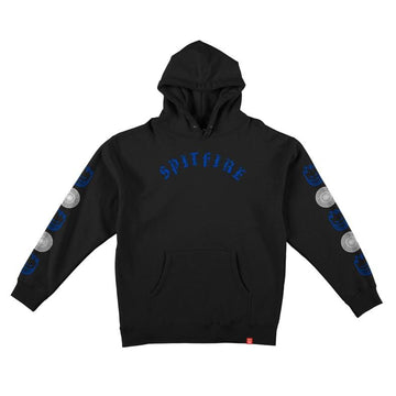 Spitfire Old E Combo Sleeve Hoodie Black Unclassified Sk8 Skates